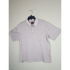 Men's Trump‎ Golf  Short Sleeve Polo Shirt Size Medium gold breast pocket